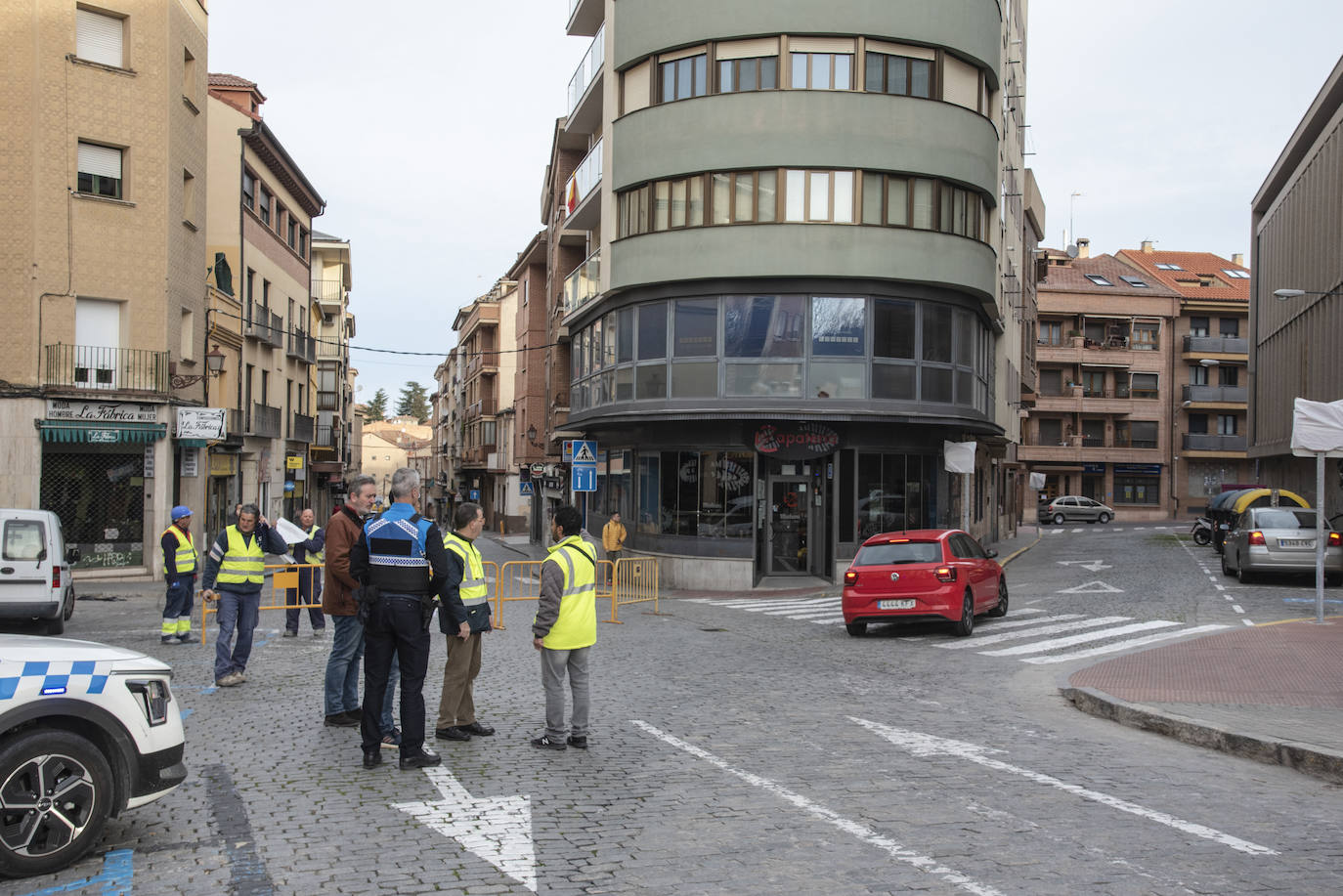 El inicio de las obras de Blanca de Silos, en imágenes