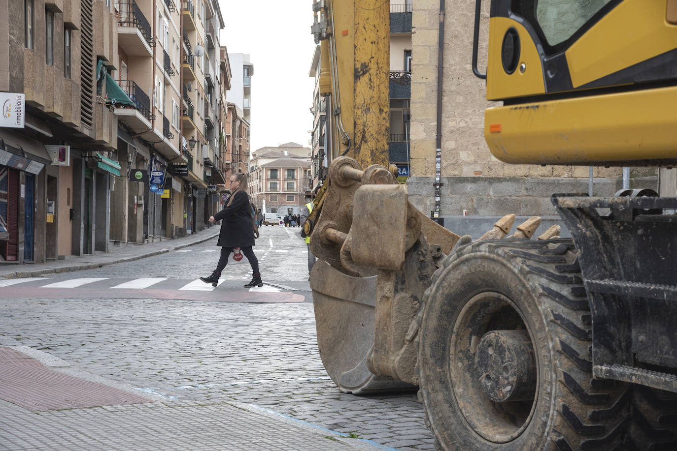 El inicio de las obras de Blanca de Silos, en imágenes