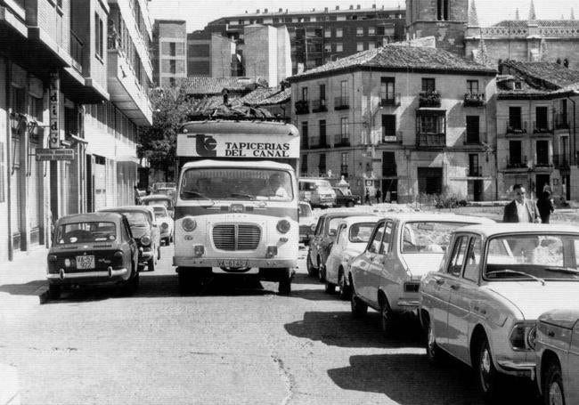 Portugalete, ya sin mercado, tras el derribo y todavía sin urbanizar.