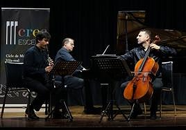 Luis Fernández Castelló, David y Carlos Apellániz.