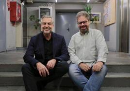 Carlos Alsina y Sergio del Molino, en el Calderón.