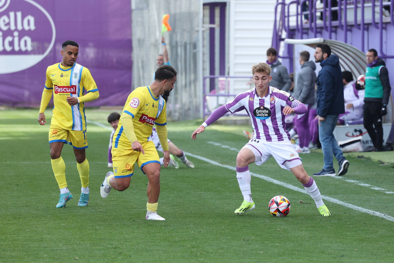 El partido entre el Promesas y la Arandina, en imágenes