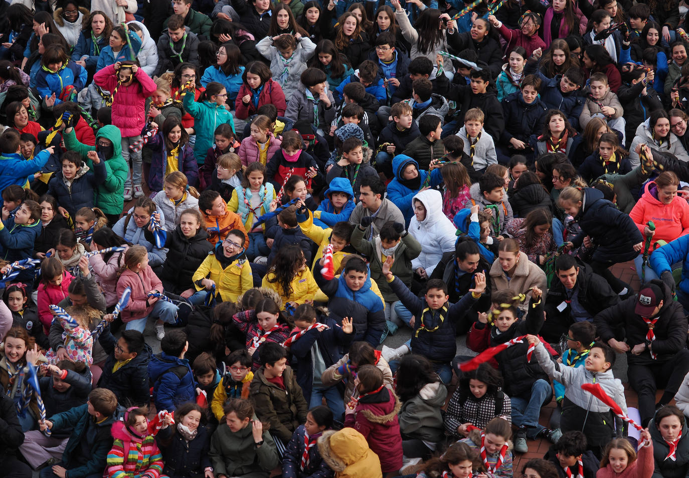 La celebración del Día del Pensamiento Scout, en imágenes