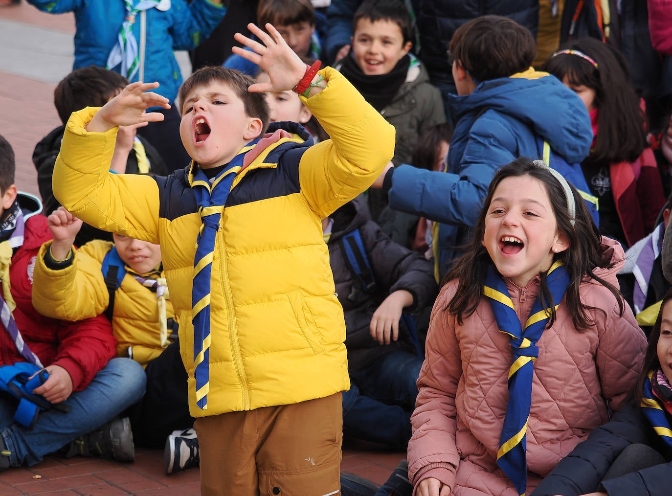 La celebración del Día del Pensamiento Scout, en imágenes