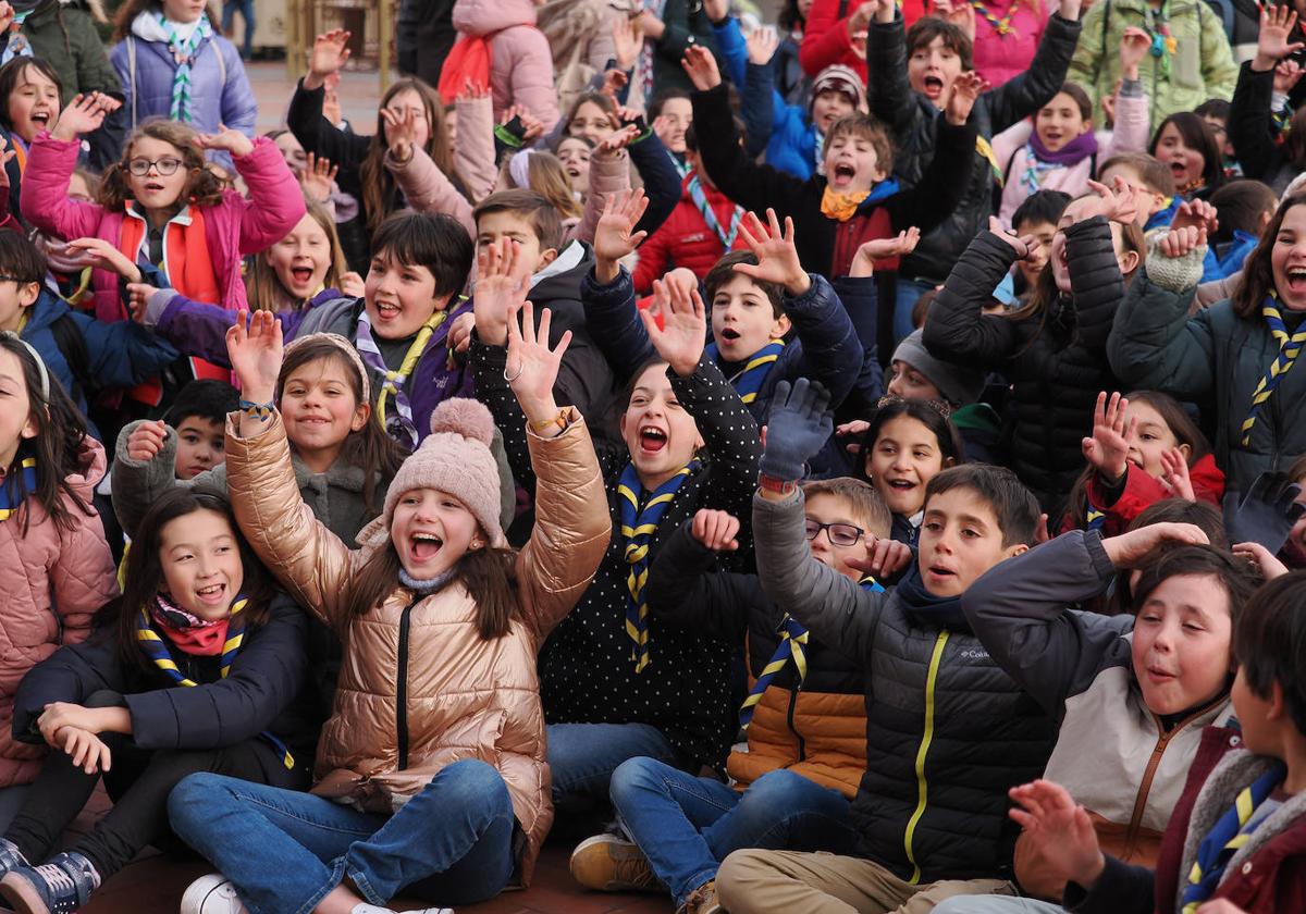 La celebración del Día del Pensamiento Scout, en imágenes