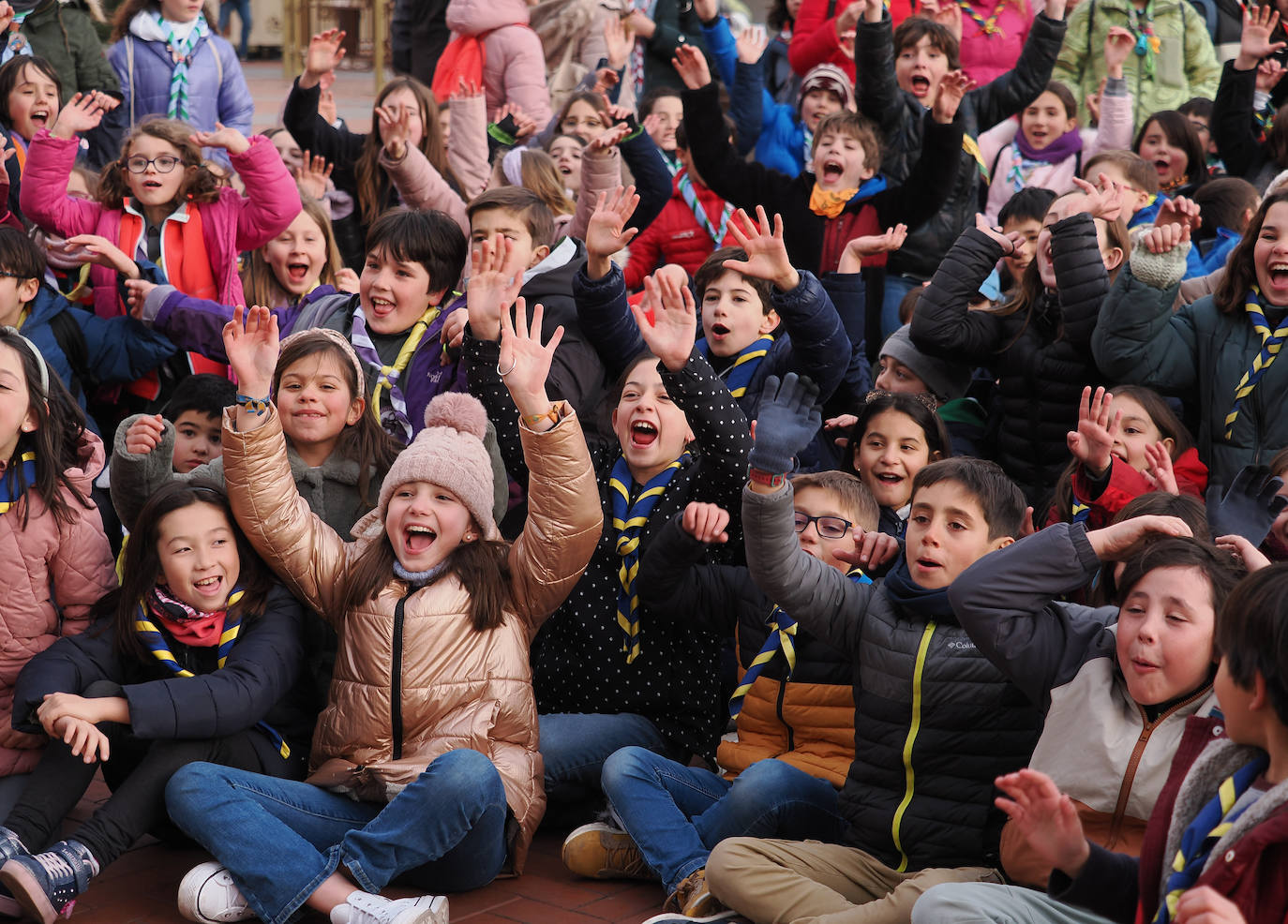 La celebración del Día del Pensamiento Scout, en imágenes