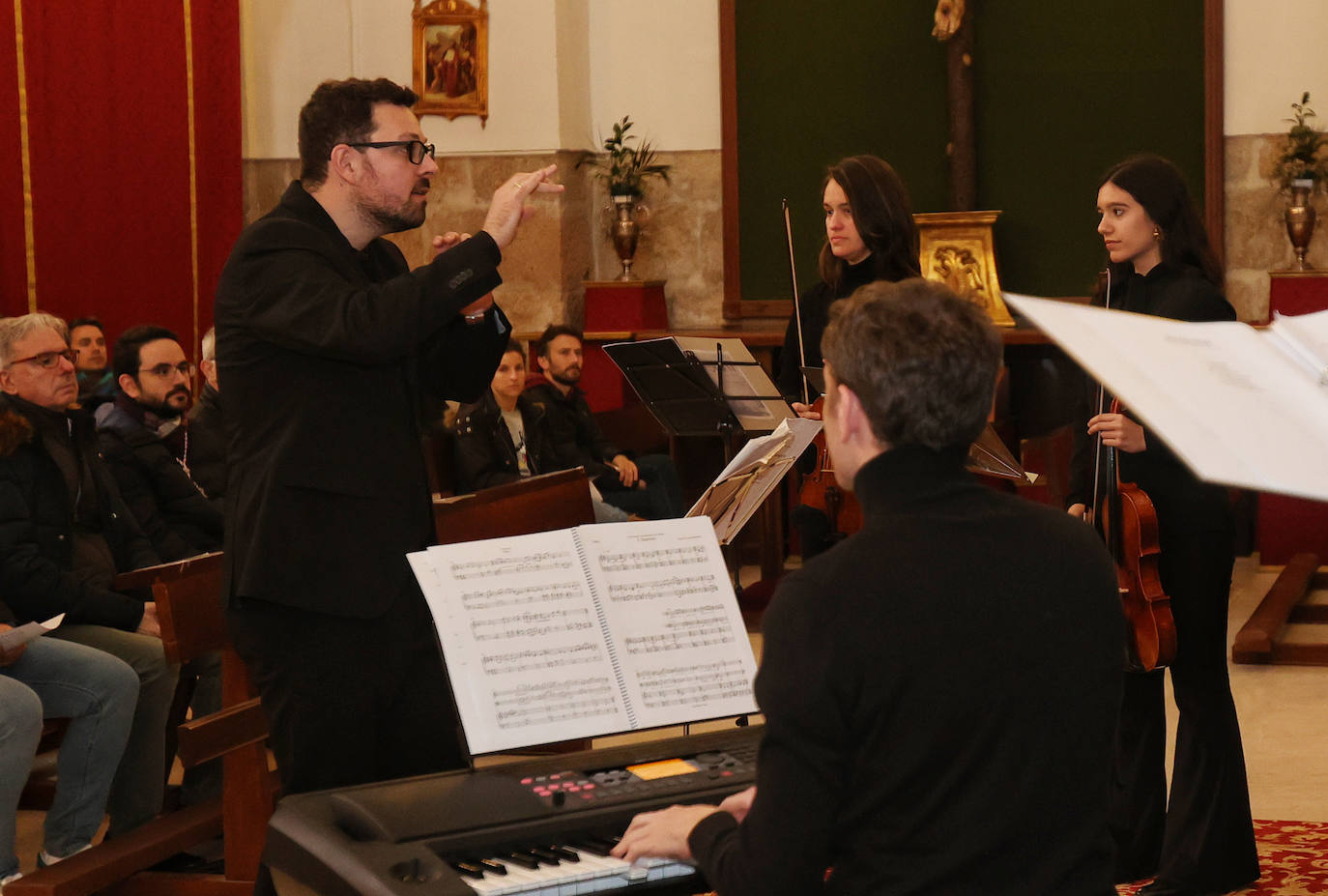 El palentino Leanizbarrutia trae con éxito su réquiem a casa