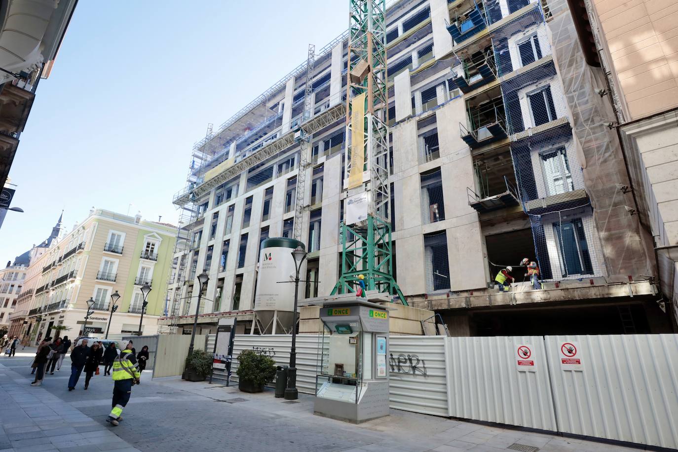 Las imágenes de las obras de remodelación en el antiguo El Corte Inglés