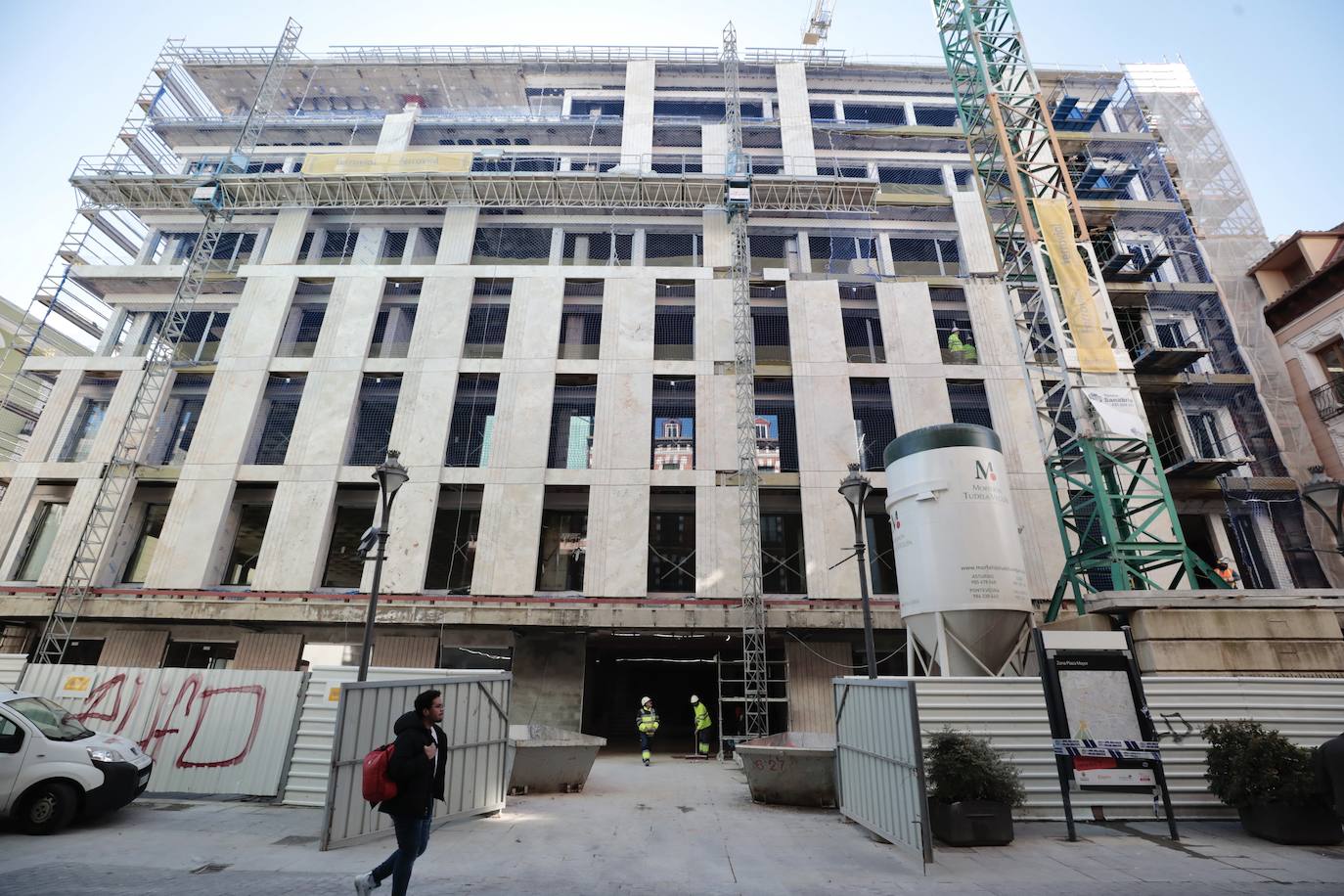 Las imágenes de las obras de remodelación en el antiguo El Corte Inglés
