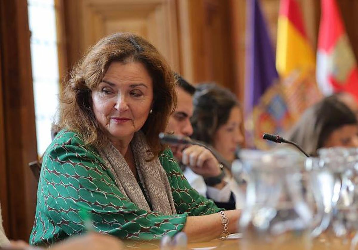 Sonia Lalanda, portavoz de Vox en el Ayuntamiento de Palencia.