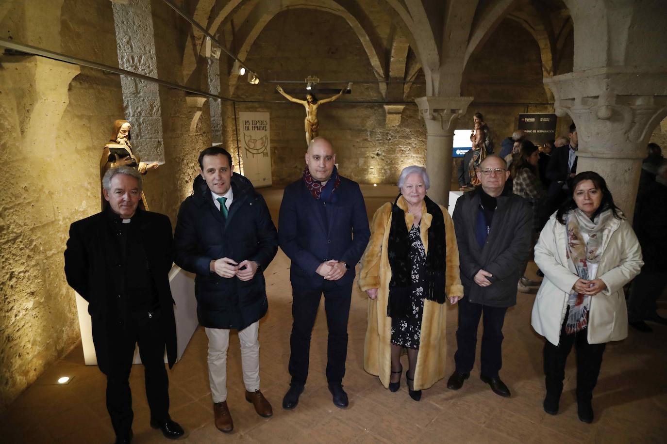 Acto de entrega de las cinco imágenes restauradas por parte de la Fundación de Las Edades del Hombre.