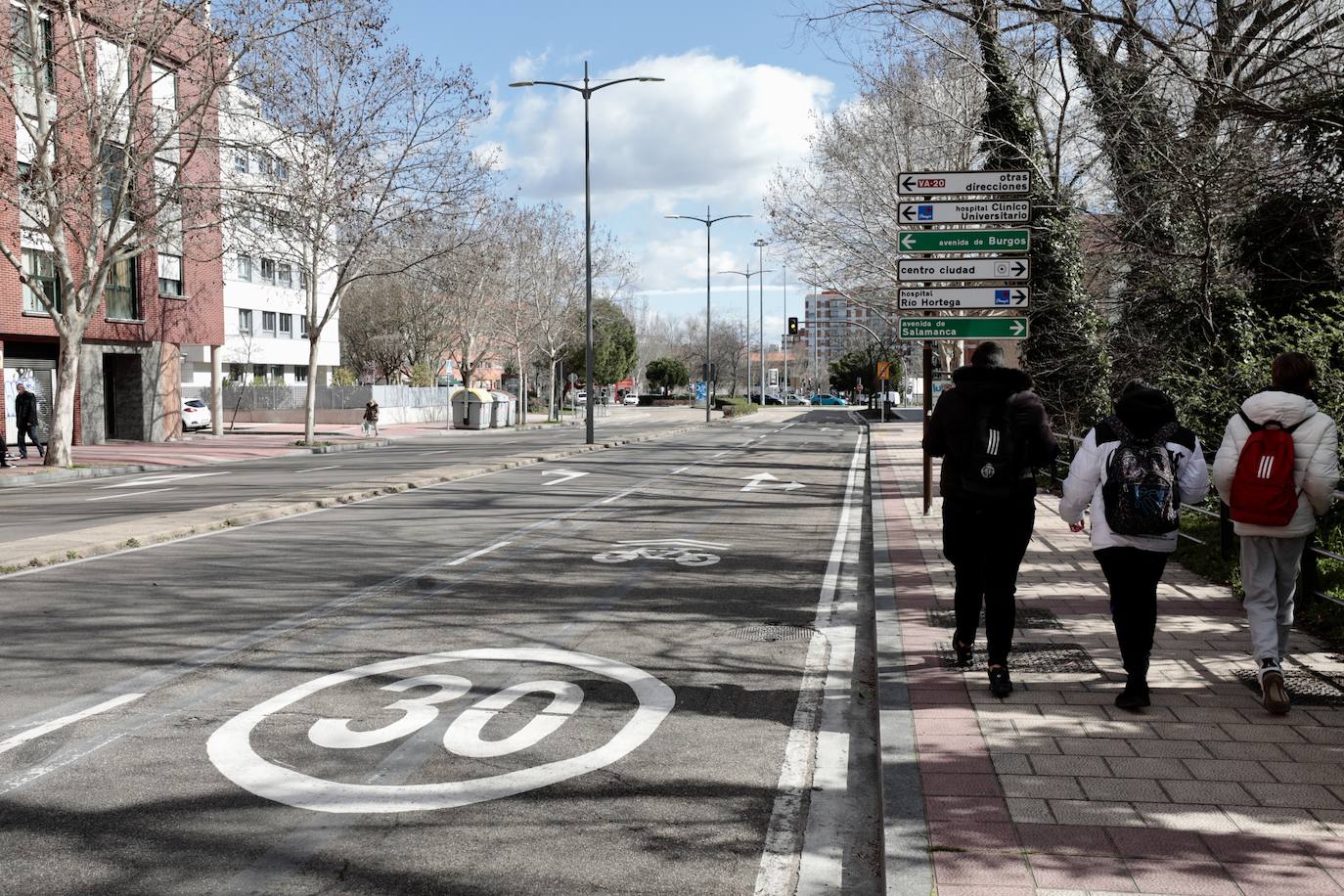 Cambios en los carriles de la avenida de Gijón