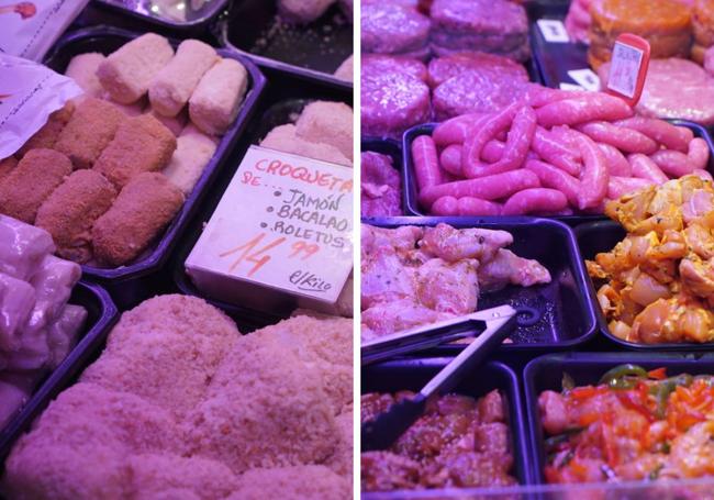 Diferentes formas de comer rápido y saludable en el Mercado del Val.