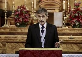 José María Eiros Bouza, durante el pregón.