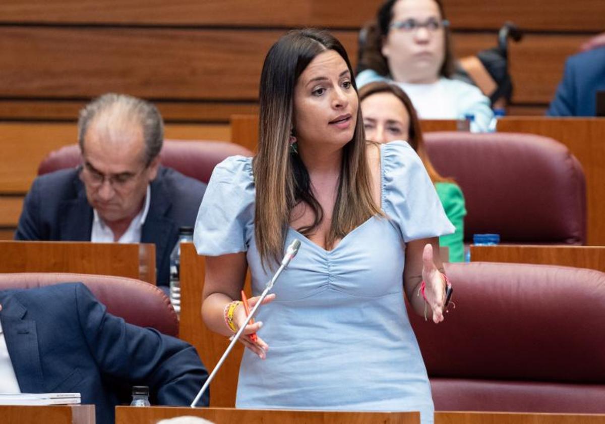 La procuradora socialista Nuria Rubio.