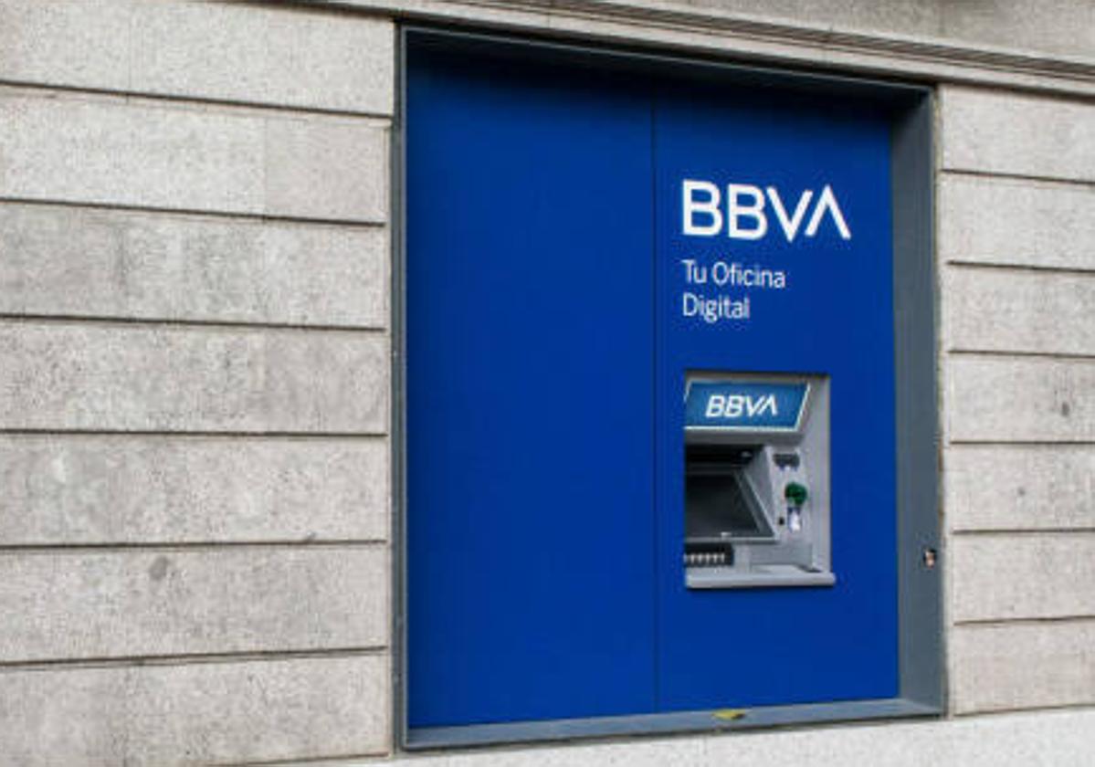 Cajero automático de BBVA.