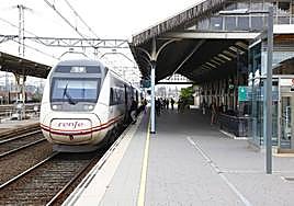 Estación de Renfe en Castilla y León.