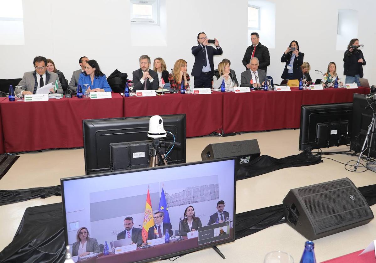 Conferencia Sectorial de Justicia, hoy en Palencia, presidida por el ministro Félix Bolaños.