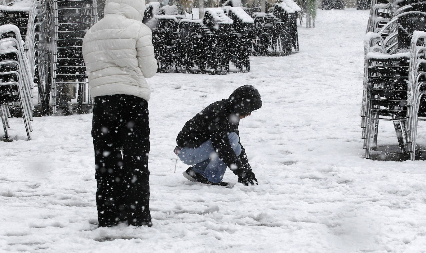 Fotografías de la nevada en Segovia capital