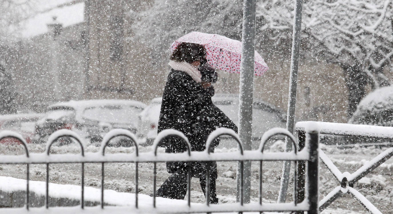 Fotografías de la nevada en Segovia capital