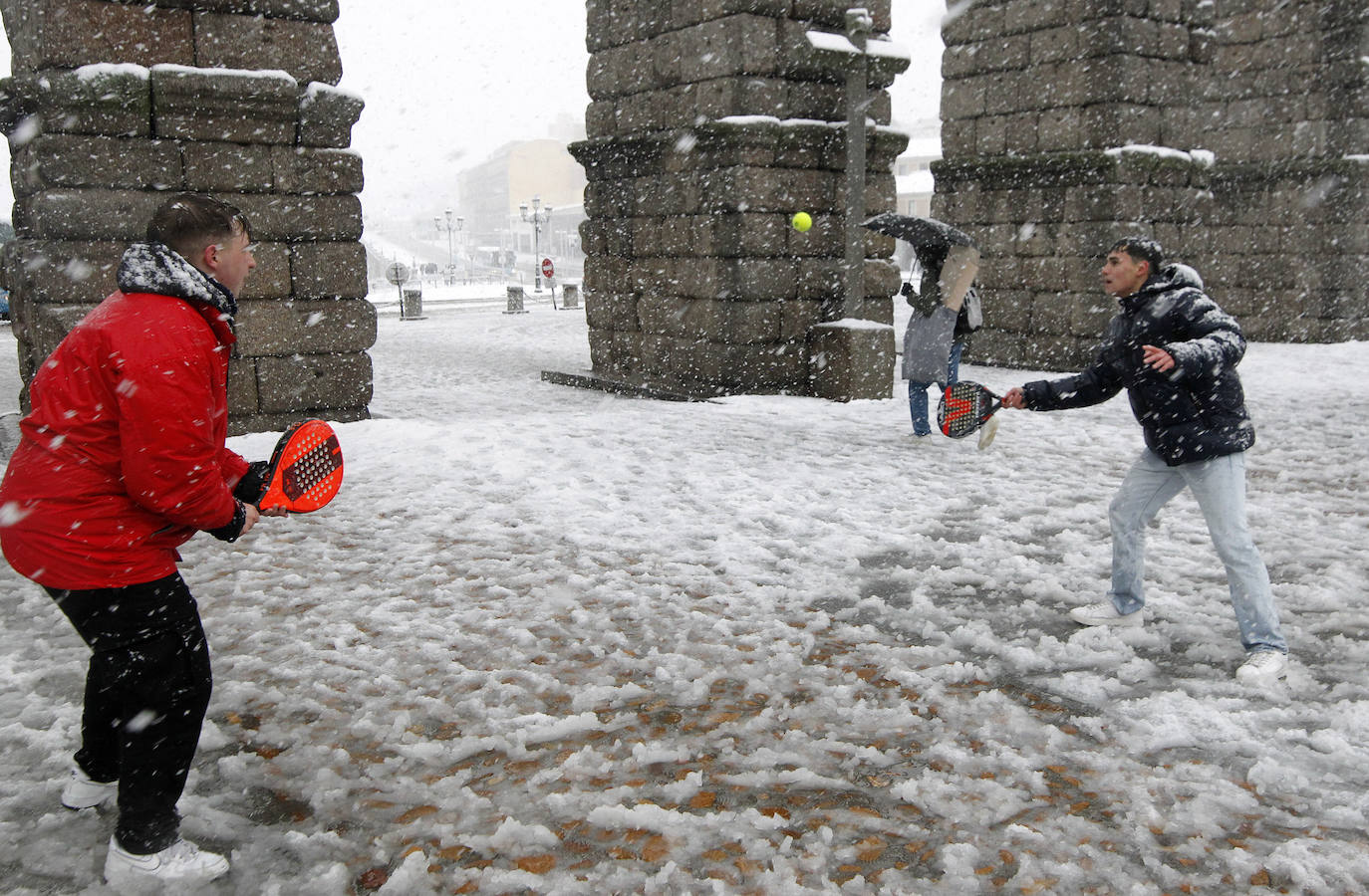 Fotografías de la nevada en Segovia capital