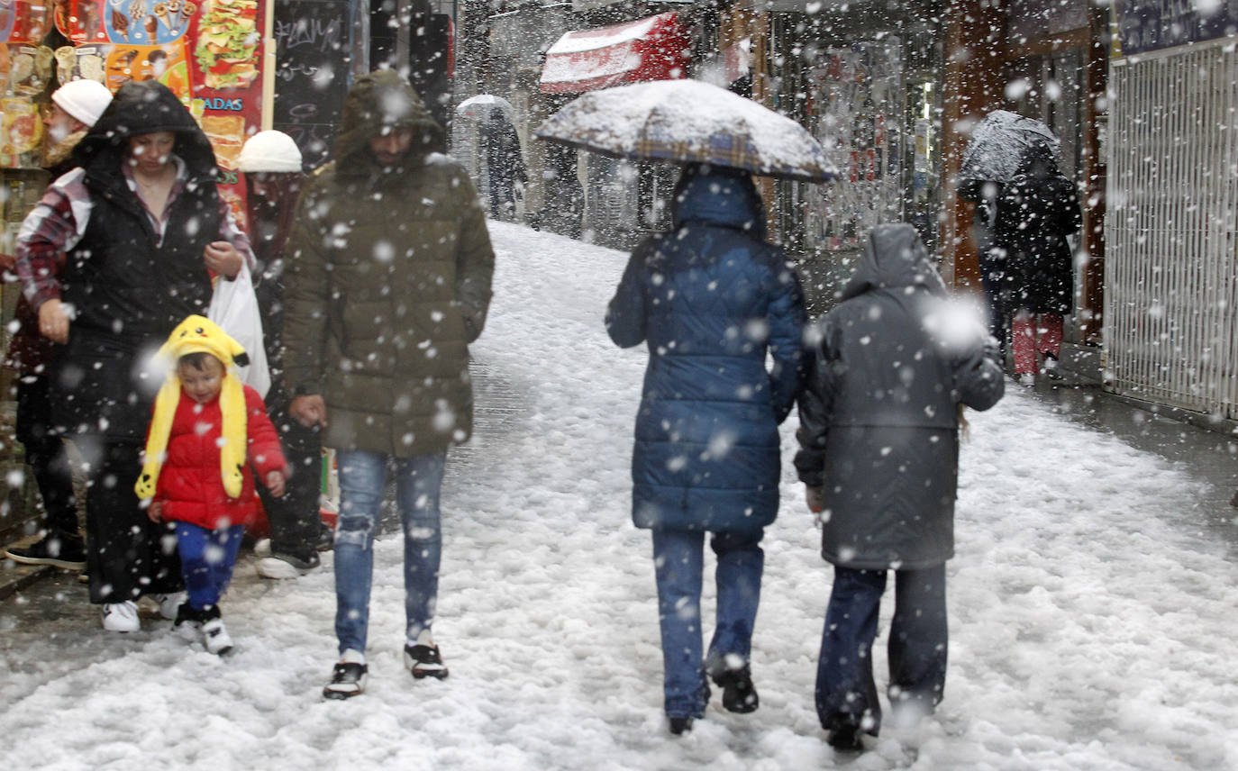 Fotografías de la nevada en Segovia capital