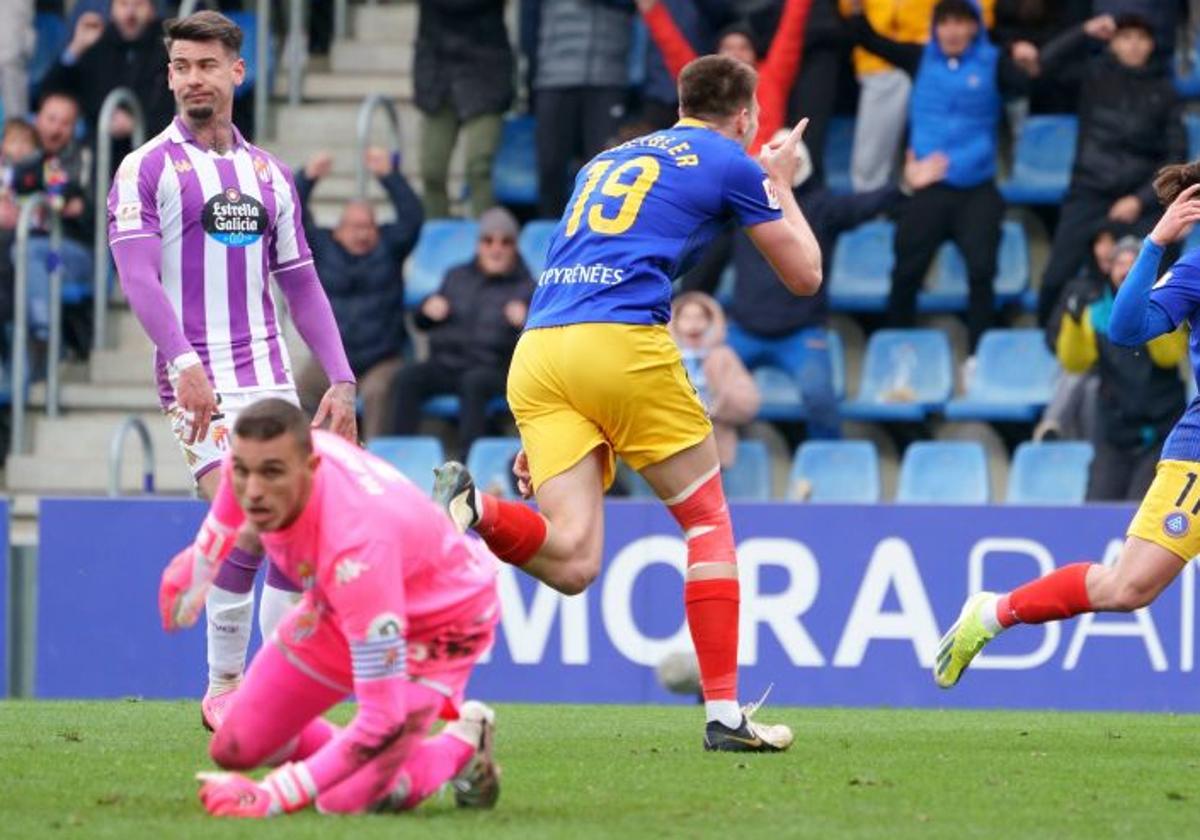 Scheidler bate a Masip en el tanto que dio la vuelta al marcador en el último minuto.
