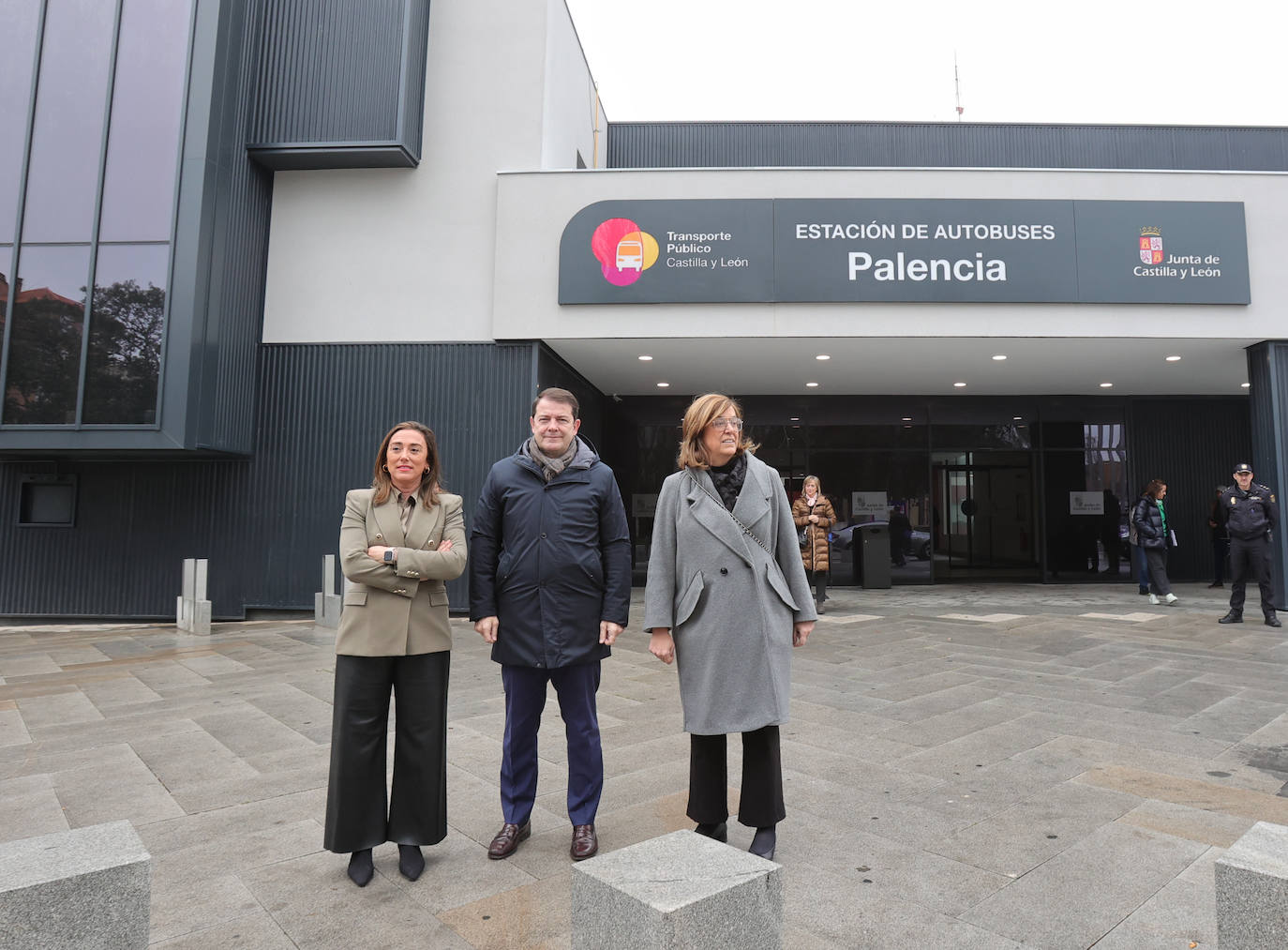 Mañueco inaugura la nueva estación de autobuses de Palencia