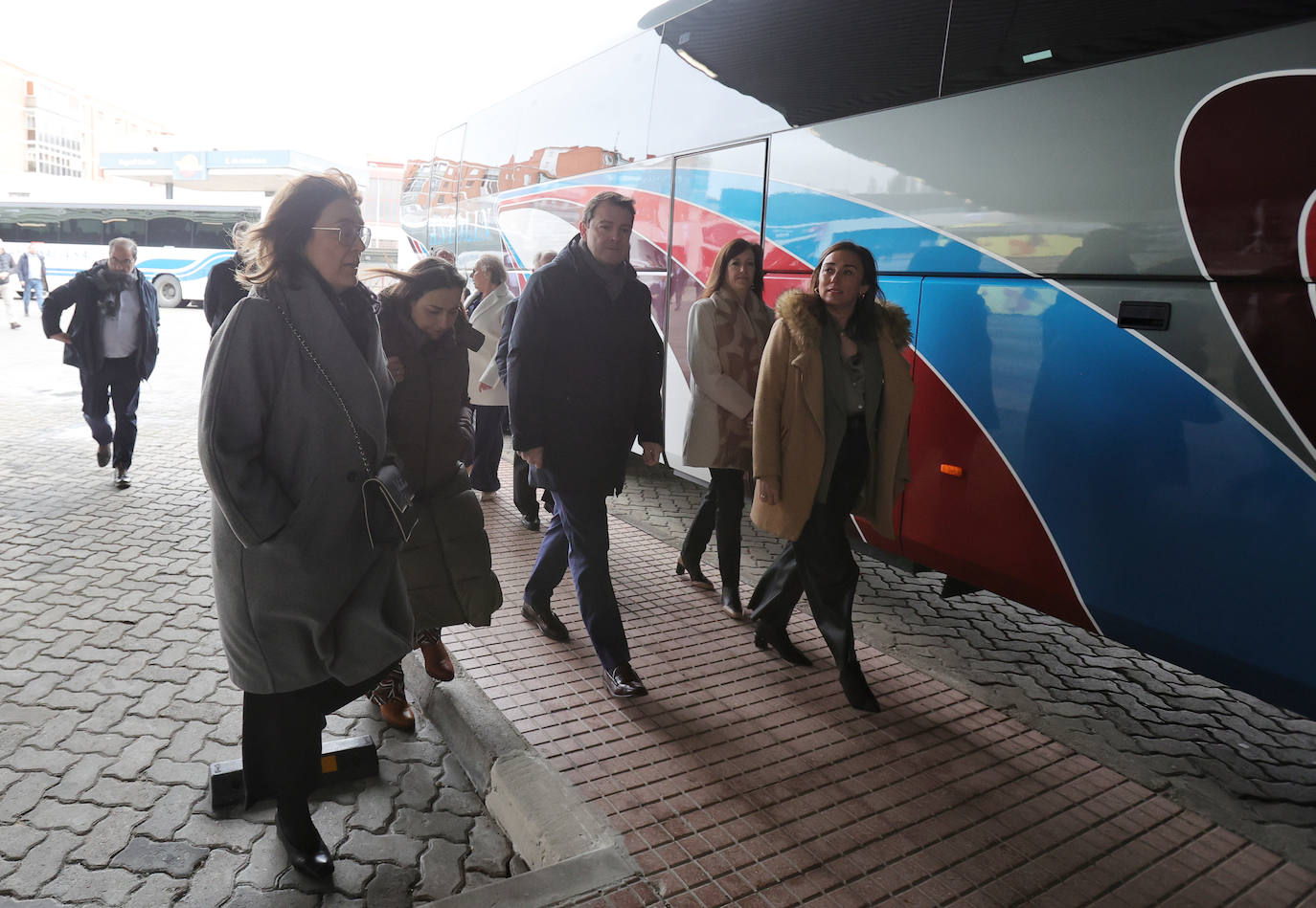 Mañueco inaugura la nueva estación de autobuses de Palencia