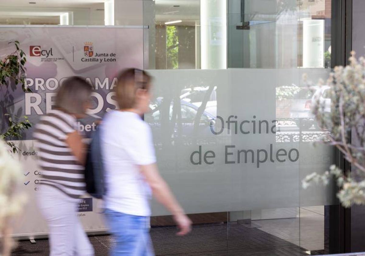 Imagen de archivo de una oficina de empleo de Valladolid.