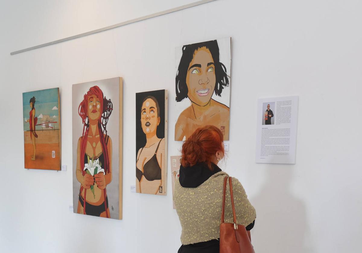 Fumantwo expone en el Lecrác parte de su obra dedicada a la mujer