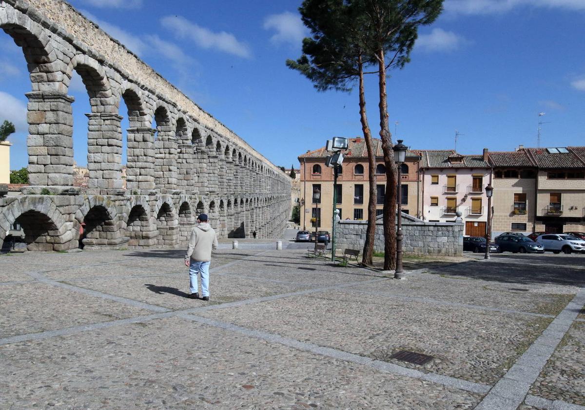 La plaza de Día Sanz, una de las ubicaciones planteadas por el Ayuntamiento.