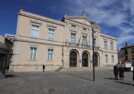 Fachada del Ayuntamiento de Palencia.