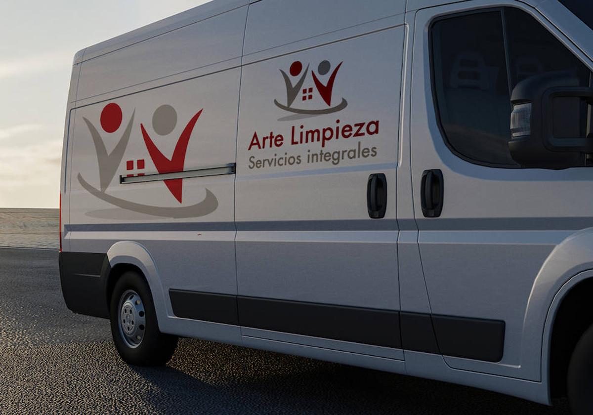 Furgoneta de Arte Limpieza.