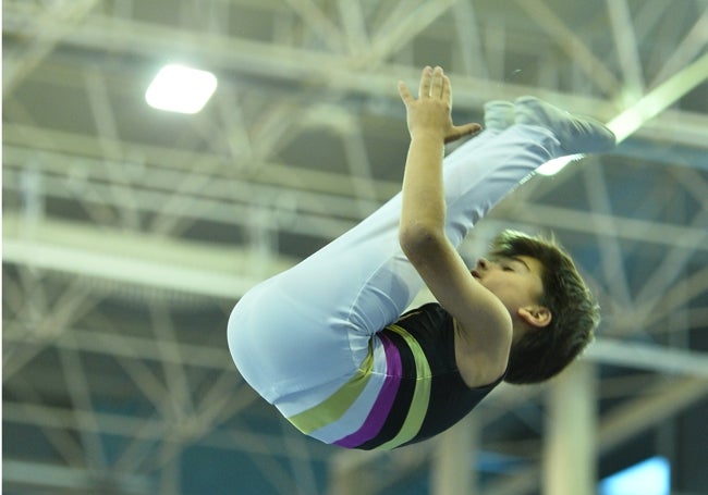 Nuño Villafañe en una competición en Guadalajara en 2016