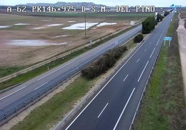 La A-62 recupera la normalidad tras seis horas de protesta de los agricultores