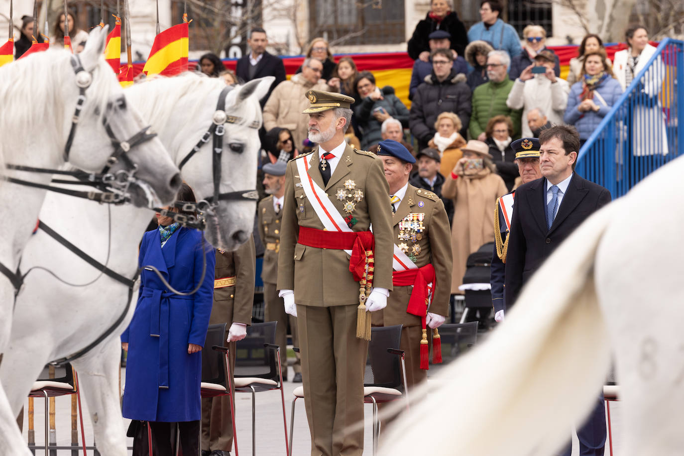 Felipe VI preside la celebración del 375º aniversario del Regimiento de Caballería Farnesio nº12