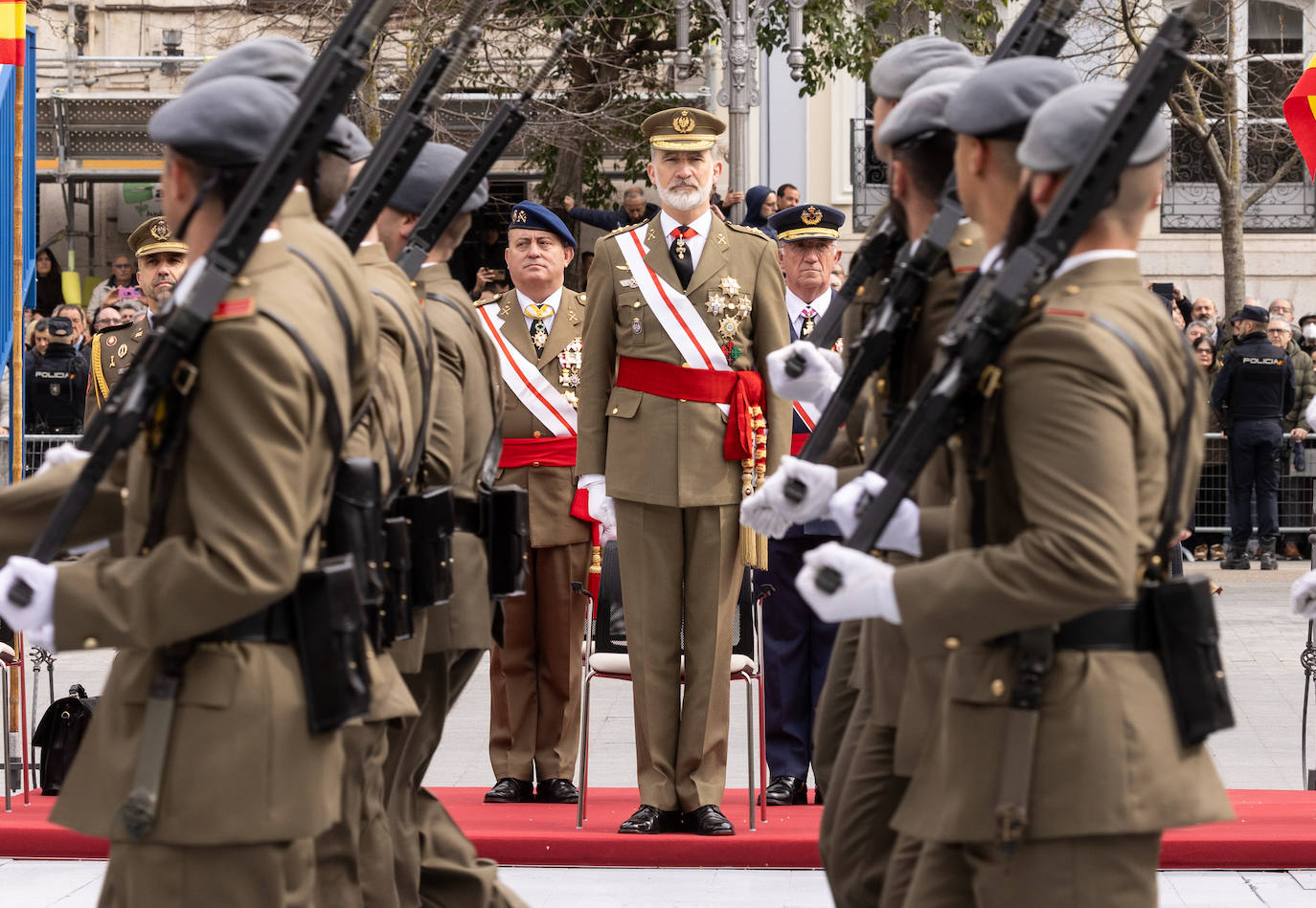 Felipe VI preside la celebración del 375º aniversario del Regimiento de Caballería Farnesio nº12