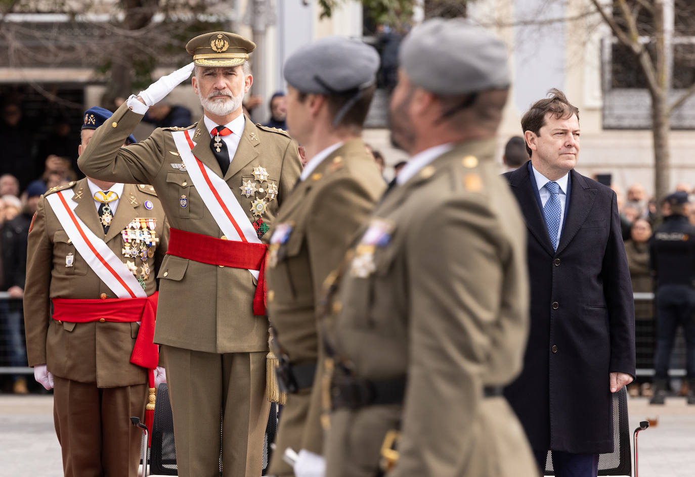 Felipe VI preside la celebración del 375º aniversario del Regimiento de Caballería Farnesio nº12