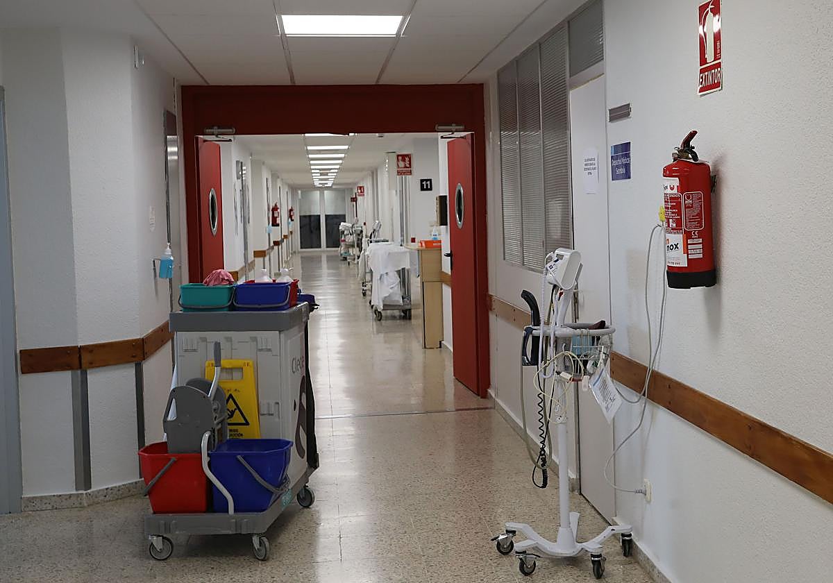 Interior del Hospital Río Carrión de la capital.