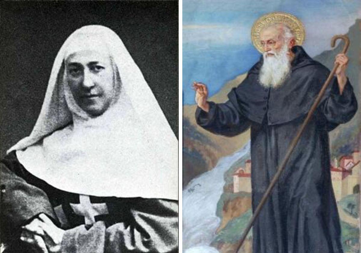 Santa María Eugenia de Jesús Milleret de Brou y San Attalo.