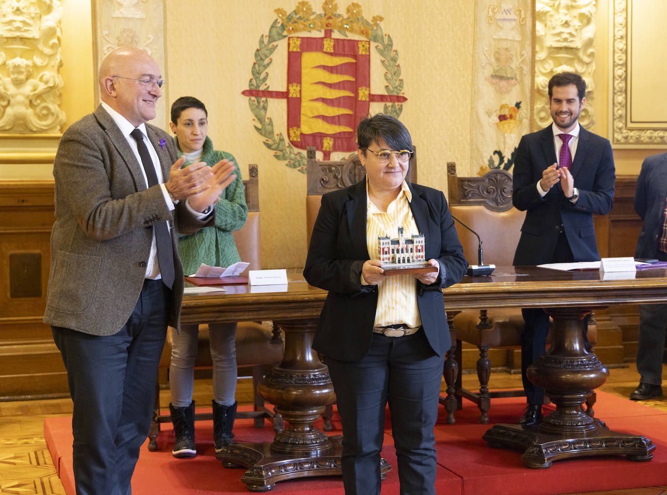 Las imágenes del acto institucional en el Ayuntamiento por el Día de la mujer