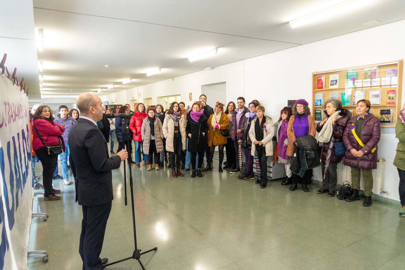 El campus de Palencia se suma a las reivindicaciones por la igualdad