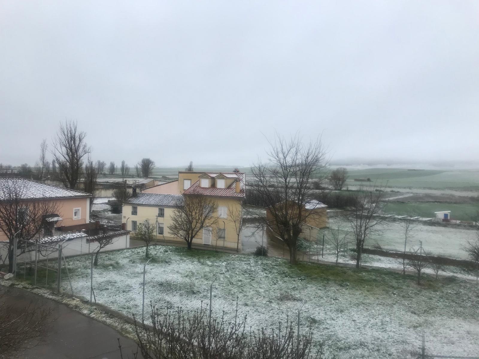 La provincia de Valladolid cubierta de nieve, en imágenes