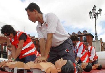 Daniel, voluntario de Cruz Roja Valladolid en el 11-M: «Todavía tengo un nudo en el estómago»