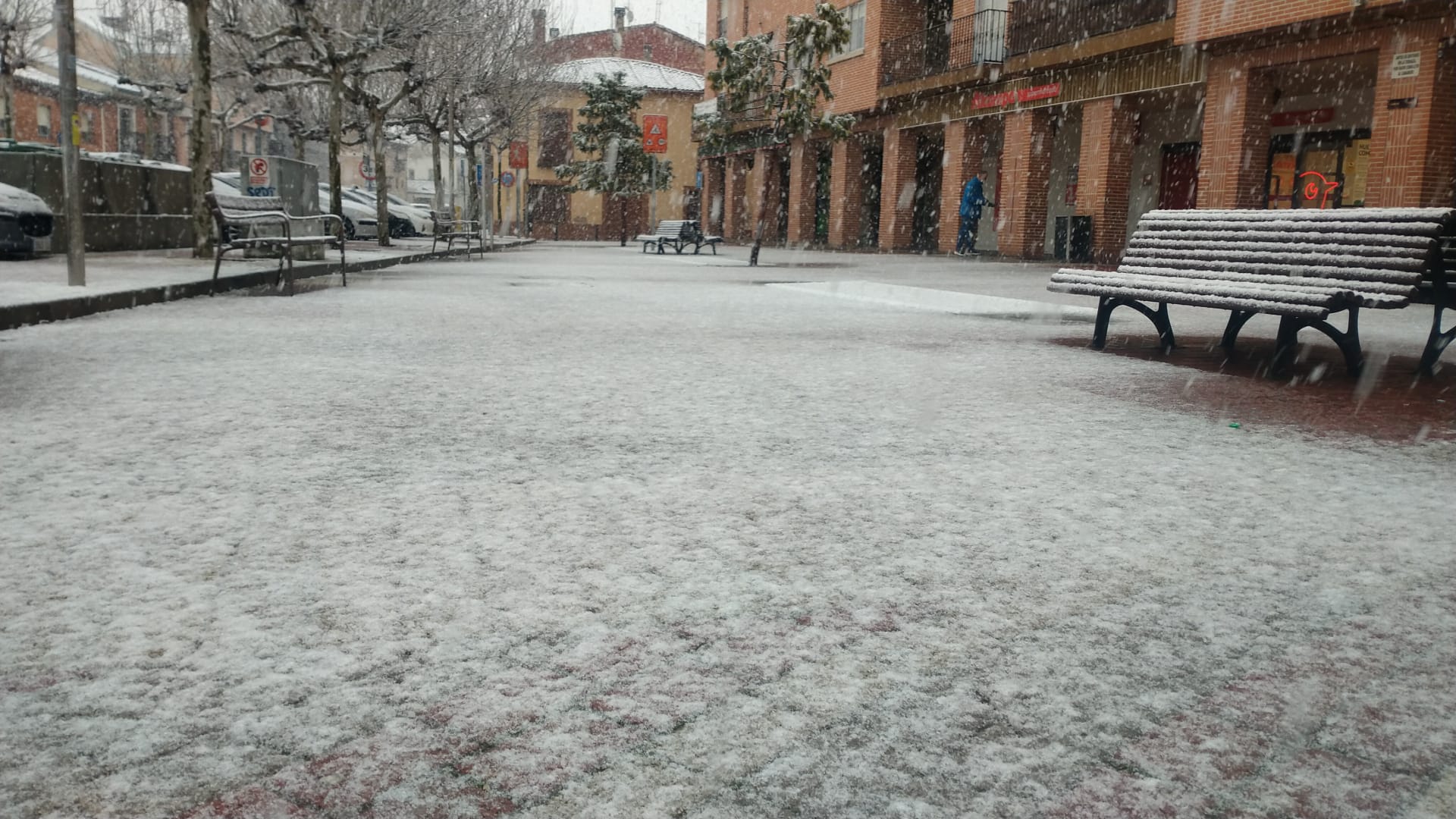 La provincia de Valladolid cubierta de nieve, en imágenes