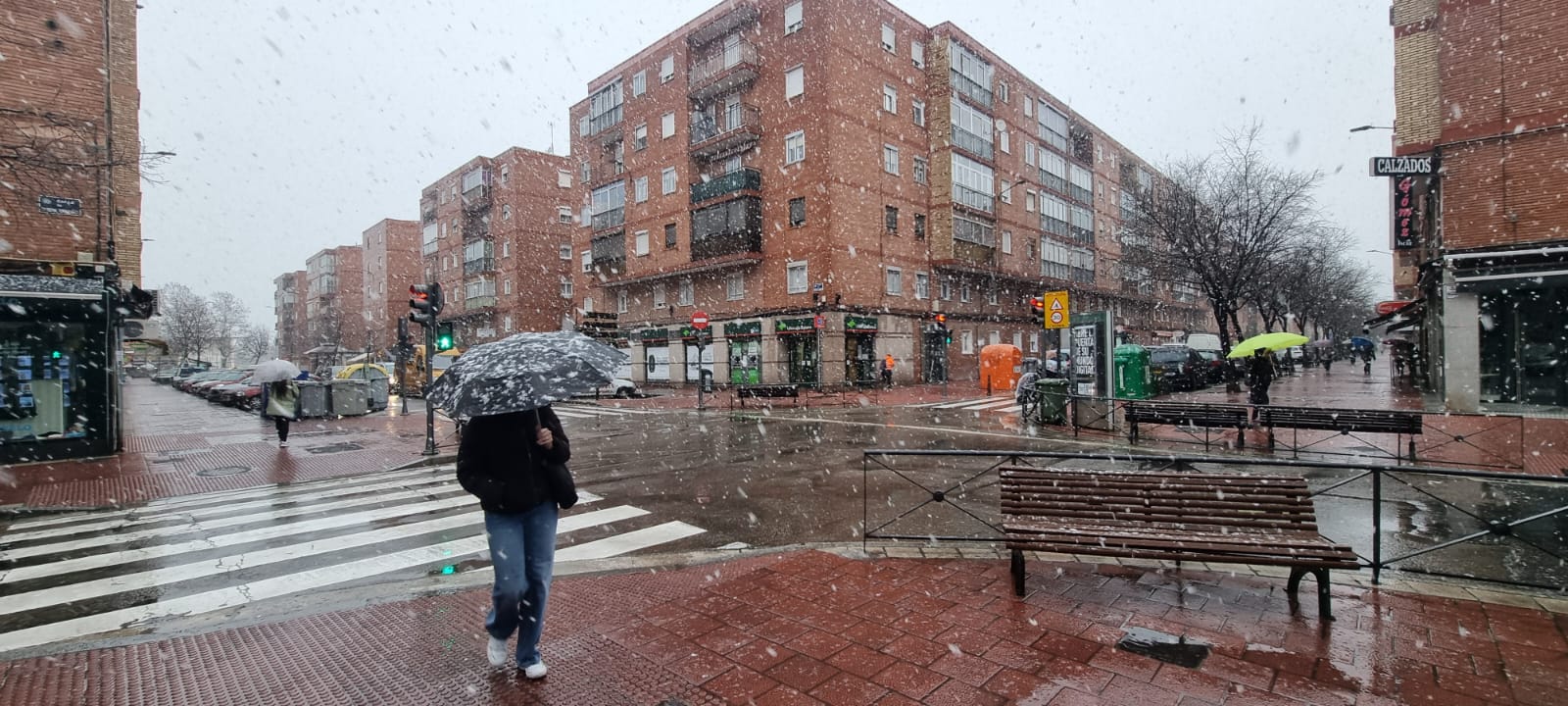 Las imágenes de Valladolid teñida de blanco por la nieve