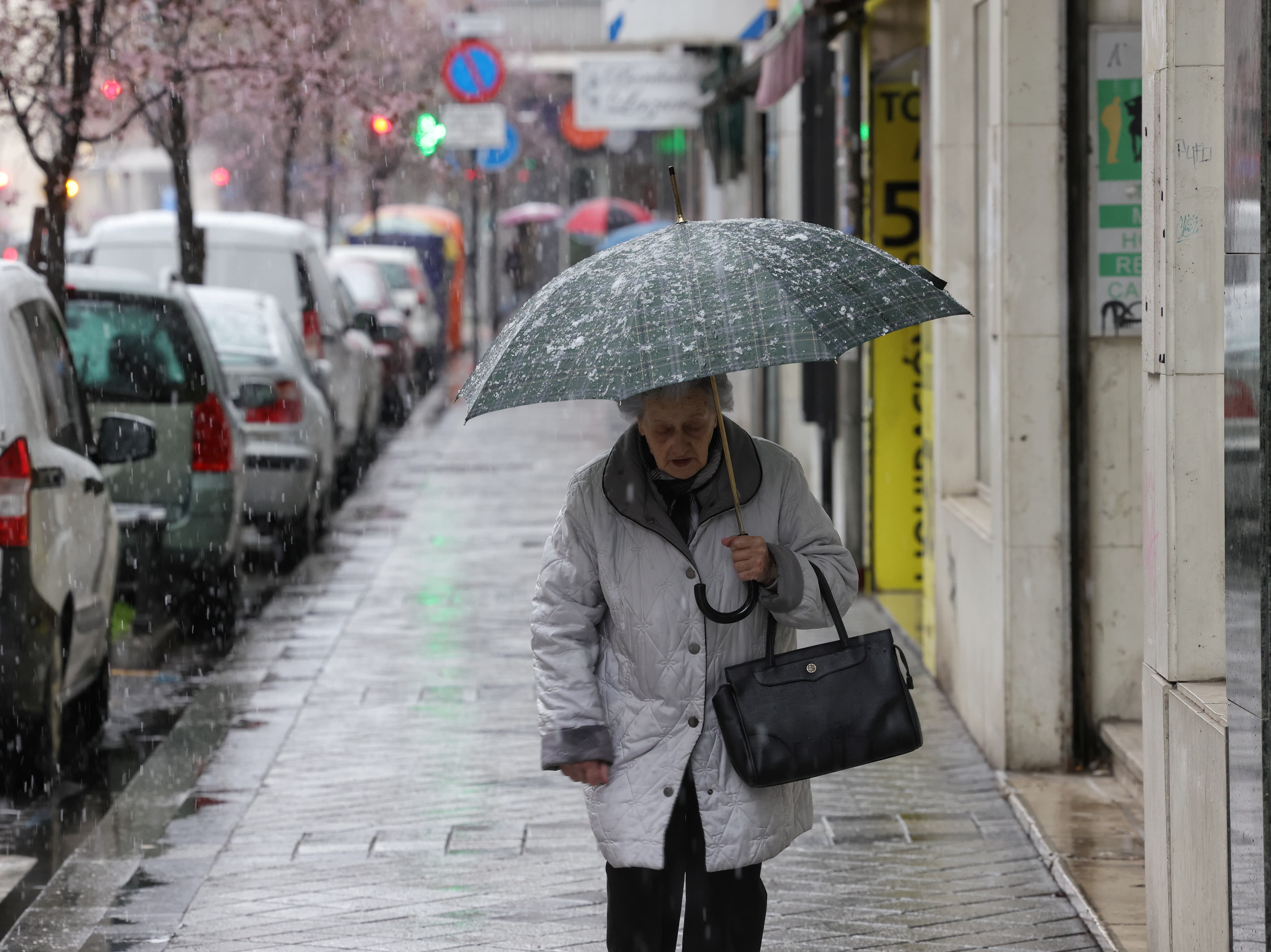 Las imágenes de Valladolid teñida de blanco por la nieve