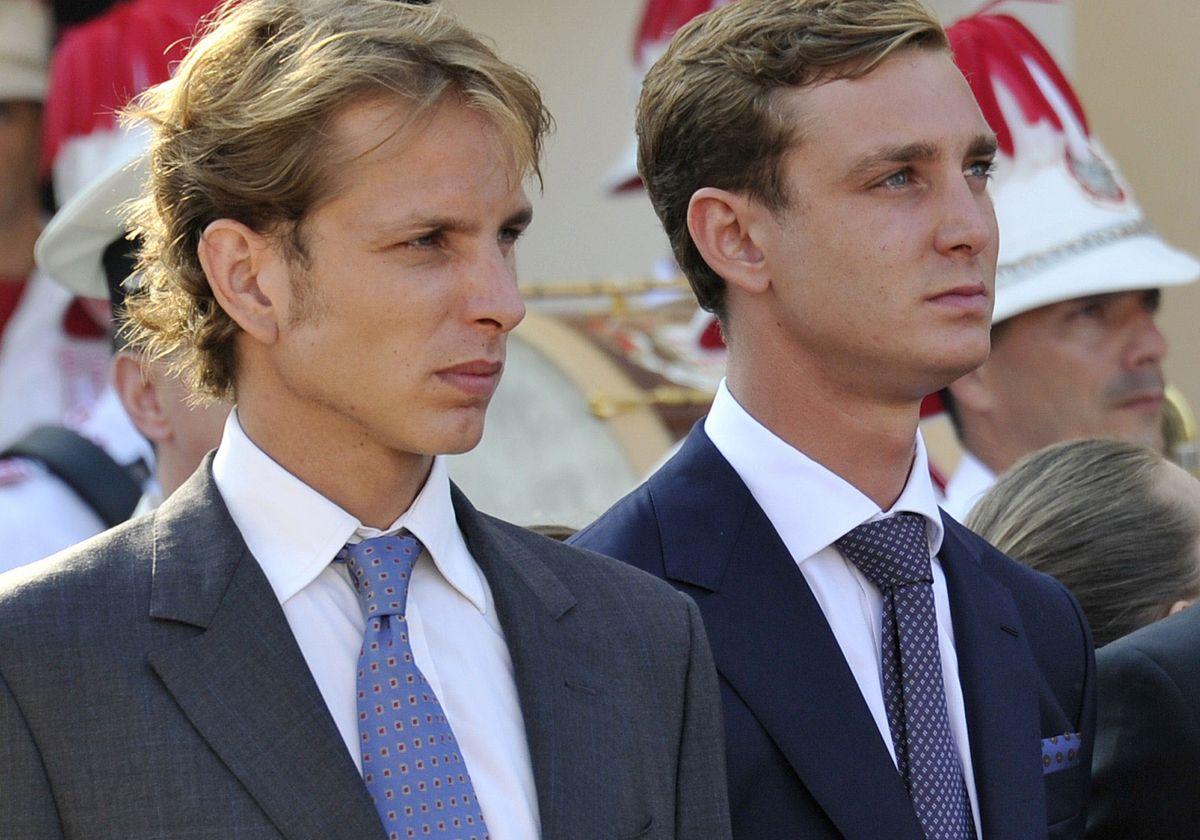 Andrea (izd.) y Pierre Casiraghi, en una imagen de archivo.