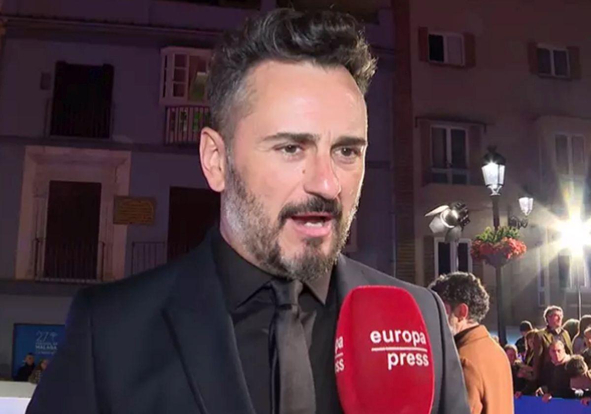 Asier Etxeandía en el Festival de Cine de Málaga.